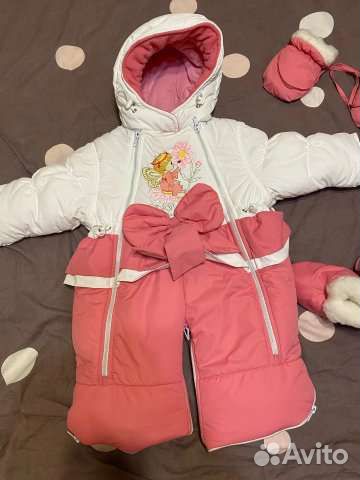 Зимний комбинезон для девочки