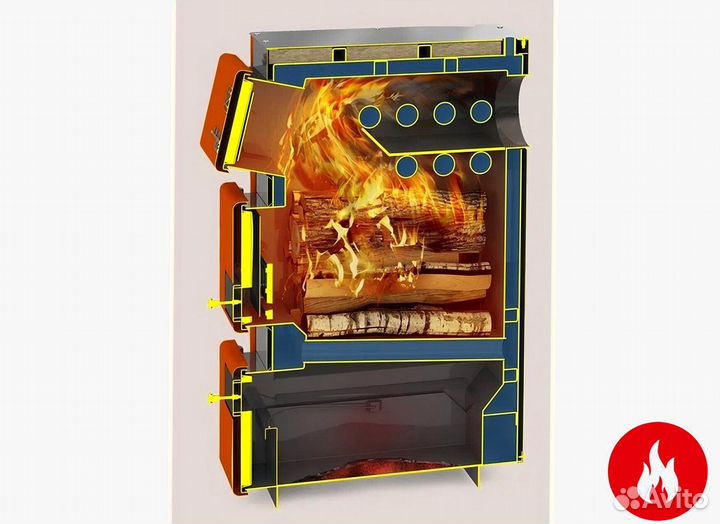 Твердотопливный котел теплодар куппер про-16 (2.0)