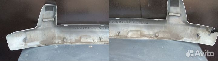 Накладка на бампер Toyota land Cruiser 5243760090