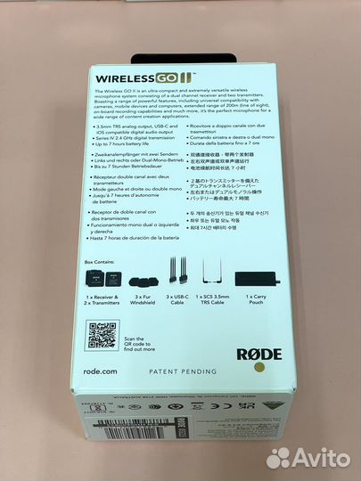 Rode wireless GO II Новый