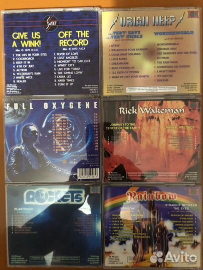 Uriah Heep,Rockets,Rick Wakeman,Sweet,Rainbow 6CD