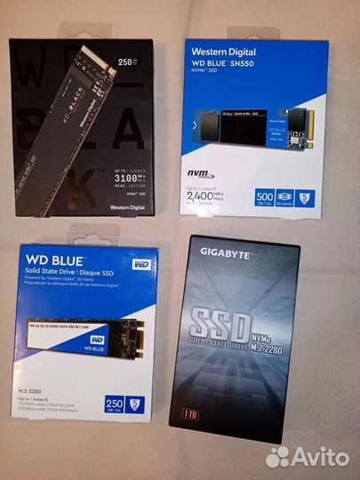 SSD M.2 NVMe SATA III диск для ноутбука и пк новый