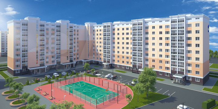 1-к. квартира, 30,6 м², 8/9 эт.