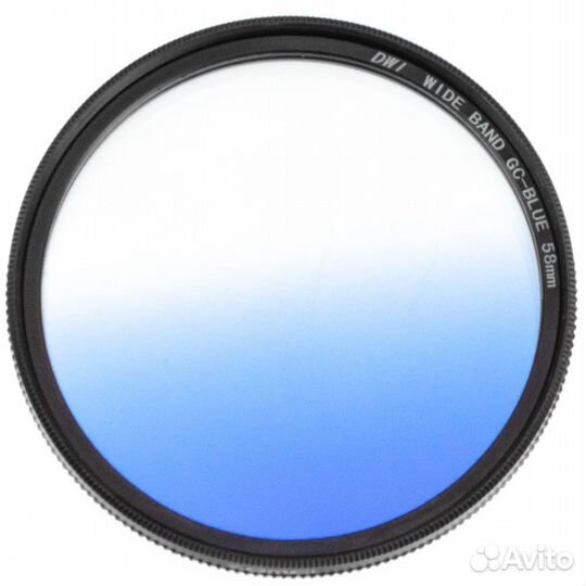 Светофильтр Zomei градиентный небесно-голубой 58mm