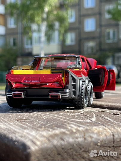 Машинка Mercedes-Benz X-Class 6x6 металл