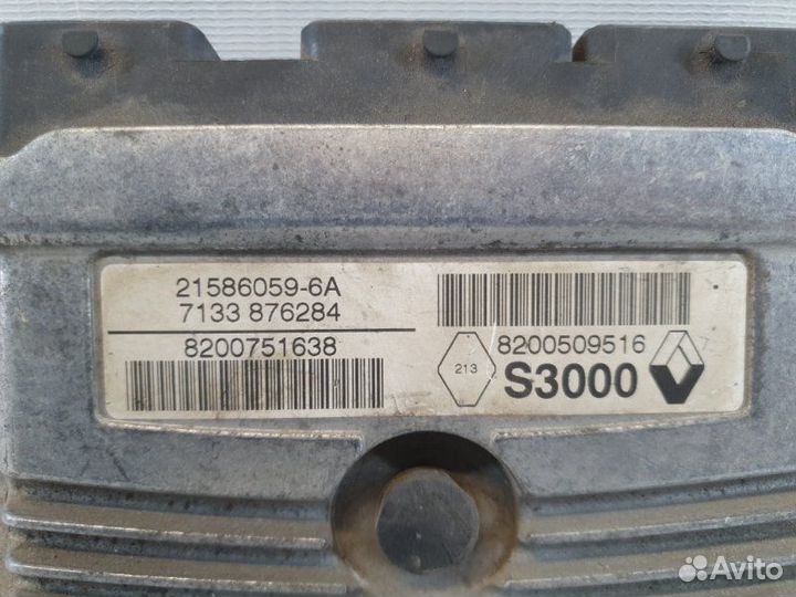 Блок управления двигателем Renault Megane 2