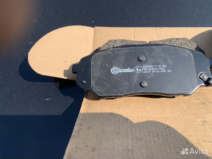 Передние колодки brembo KIA Sorento prime