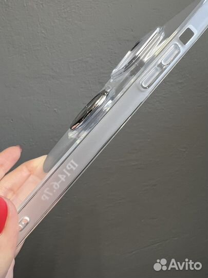 Чехол на iPhone 14 pro max прозрачный