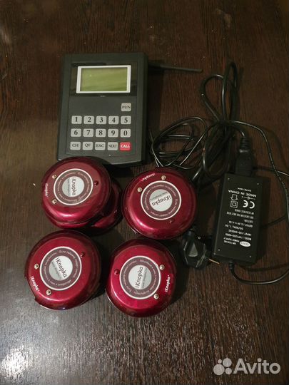 Кнопка для вызова официанта