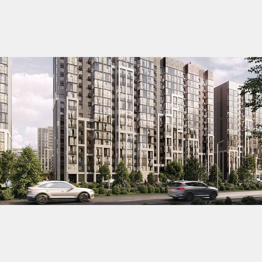 1-к. квартира, 42 м², 2/15 эт.