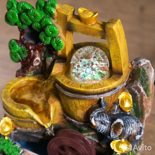 Фонтан настольный полистоун от сети 'Водяная мельн