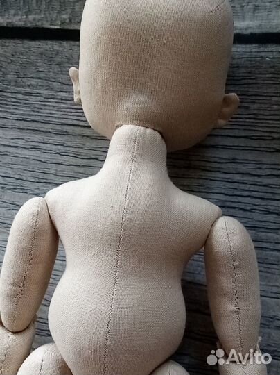 Заготовка (тело) текстильной куклы-мальчика