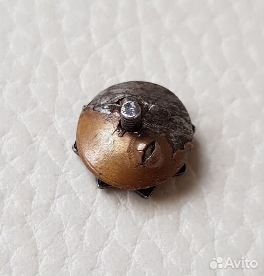 Эмблема петличная миит тяжёлый эмаль винт 1930 г