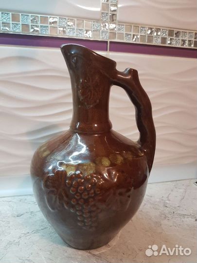 Керамический кувшин для вина СССР