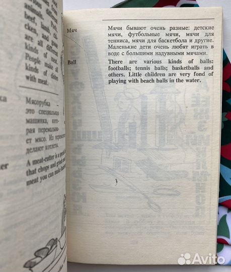 Детский русско-английский словарь в картинках