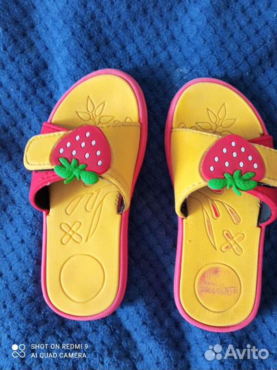 Шлепанцы для девочки