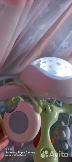 Мобиль в кроватку Fisher Price Мечты о бабочках