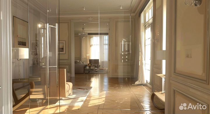 Раздвижные стеклянные перегородки