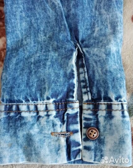 Рубашка-платье джинсовое 42-44 р