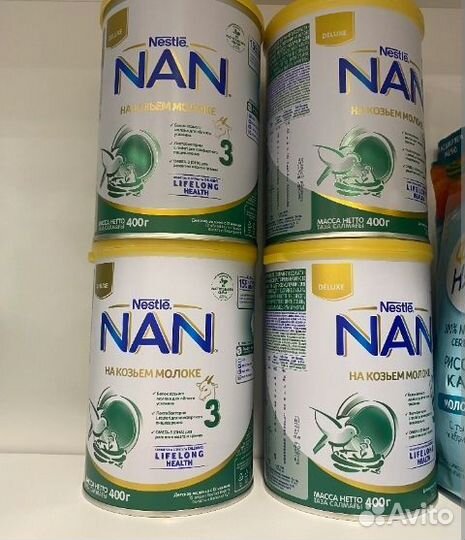 Смесь Нан 3 на козьем молоке