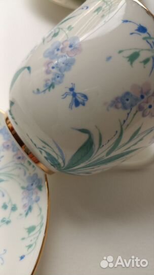 Кофейная пара лфз незабудки (комарики)