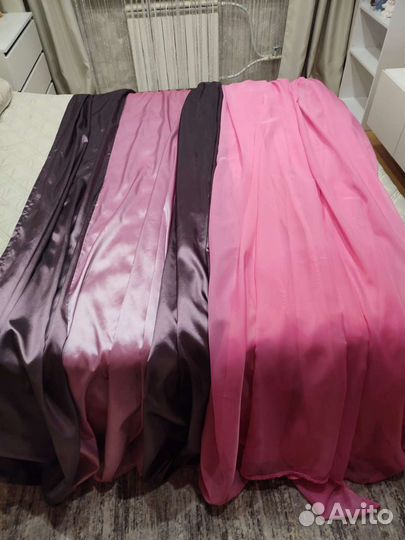 Комплект Шторы портьеры+ тюль