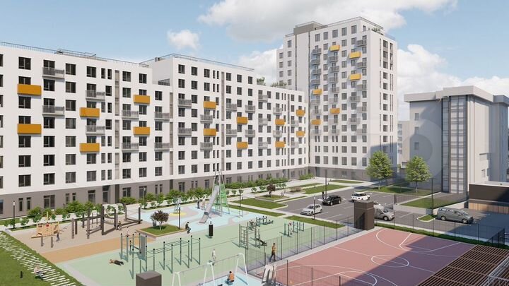 3-к. квартира, 95,8 м², 3/14 эт.