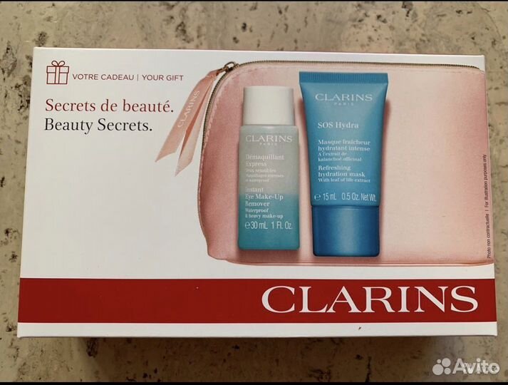 Clarins набор косметики