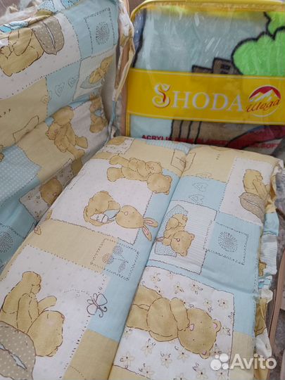 Бортики в детскую кроватку бу