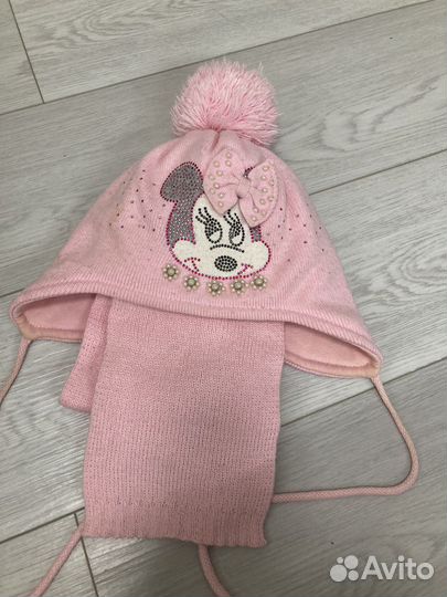 Комплект шапка, шарф