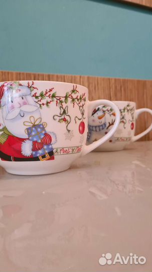 Новогодние чашки