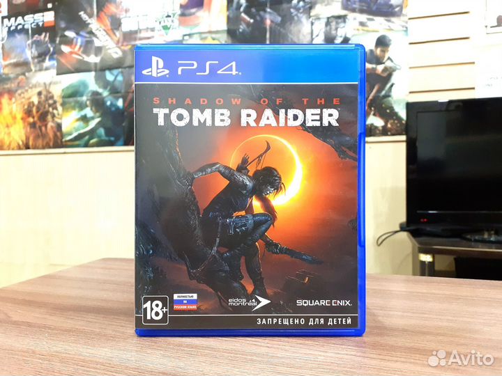 Shadow of the Tomb Raider (PS4, б/у, полн. на рус