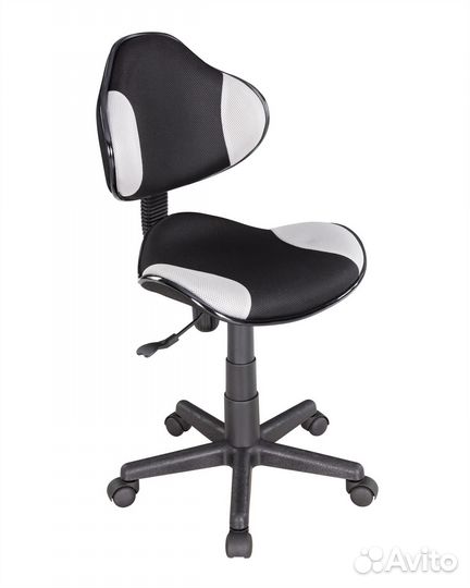 Стул офисный QZY черно-белый