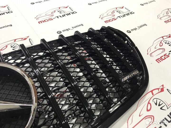 Решетка на Mercedes X-Class GT- All Black + AMG
