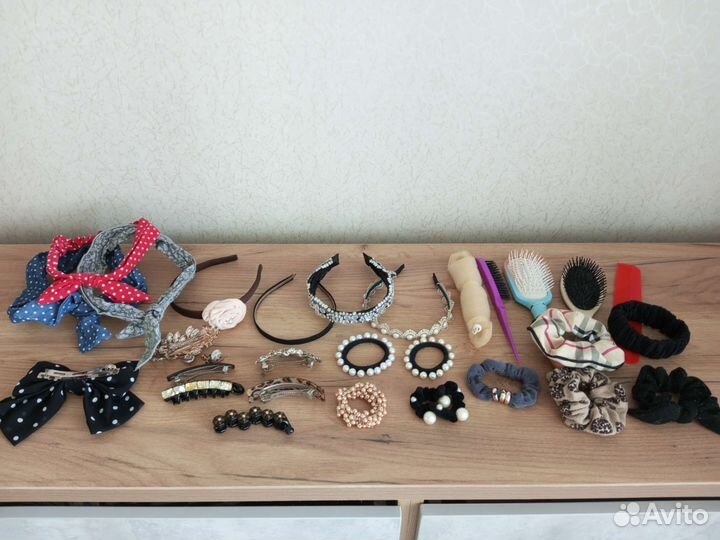 Резинки, ободки для волос.бигуди-липучки