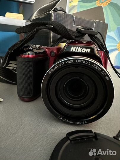 Цифровой фотоаппарат nikon Coolpix L810, красный