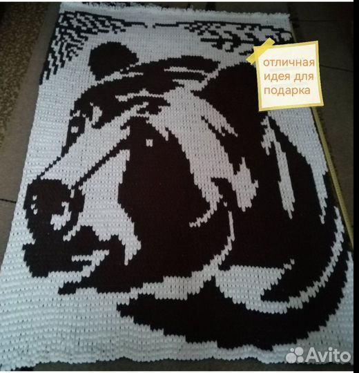 Плед на новый год