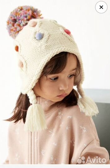 Шапка и варежки Next новые 1-2 года