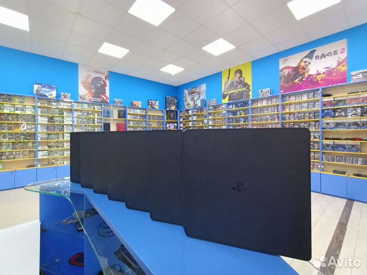 Игровые приставки ps4 слим, фат в ассортименте