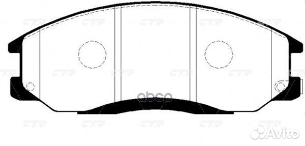 Ckkh-14 Колодки тормозные дисковые перед