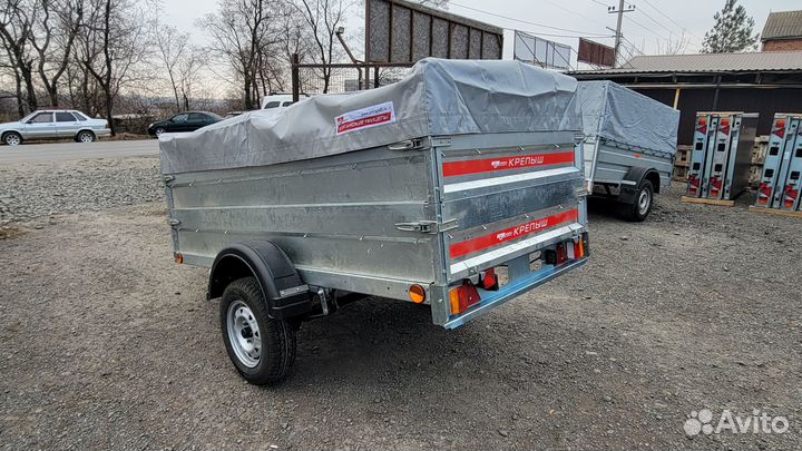 Легковой Крепыш 2.5/1.3 с 2мя бортами и тентом