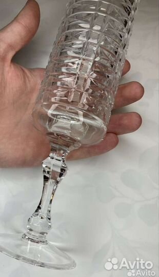 Хрустальные фужеры бокалы СССР 2 штуки