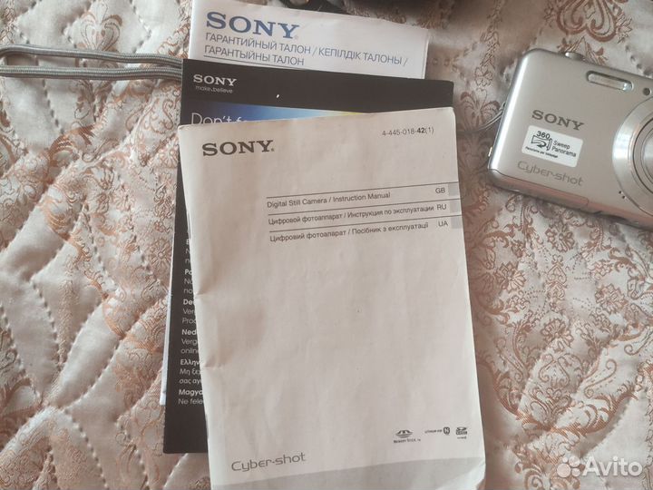 Компактный фотоаппарат sony cyber shot