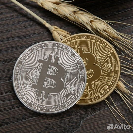 Сувенирная монета Биткоин Bitcoin