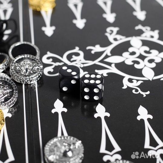 Нарды в мешочке с полем 'вдв', 13 х 20 см