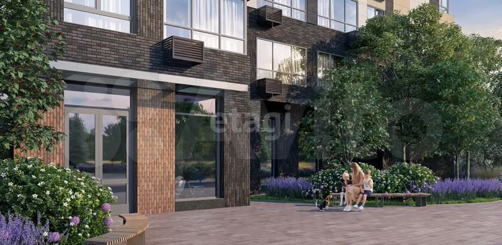 2-к. квартира, 42,6 м², 18/25 эт.