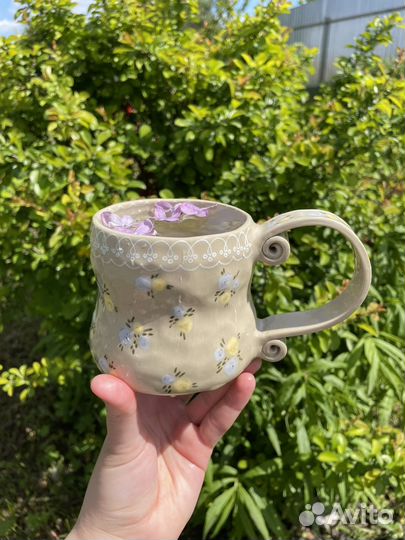 Керамические кружки ручной работы