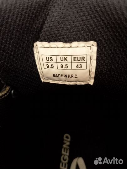 Ботинки осенние. Dunlop. Korea. 43