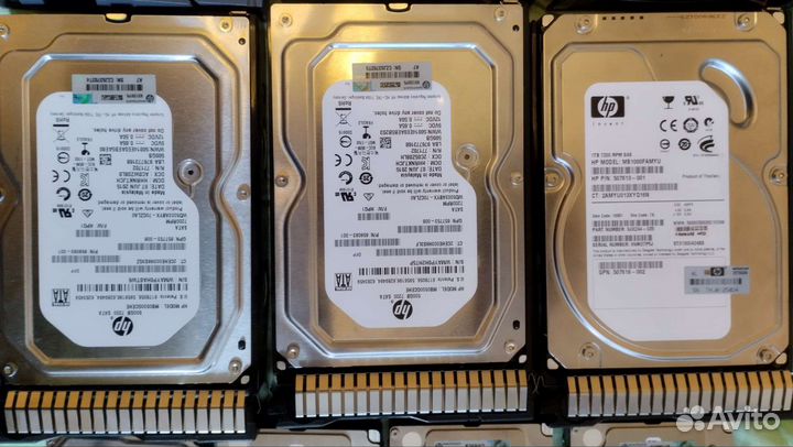 Серверные жёсткие диски for Gen8, Gen9, Gen10