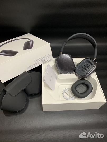 Airpods max Black/Silver (premium качество)